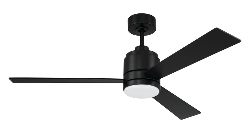 Craftmade MCY52FB3 McCoy 3 Blade LED Ceiling Fan -Flat Black
