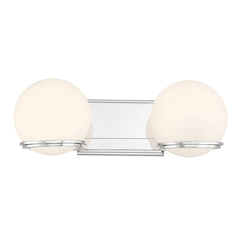 Minka Lavery Hollywood Nights LED 2 Light Bathroom Vanity Light-Chrome - ALCOVE LIGHTING