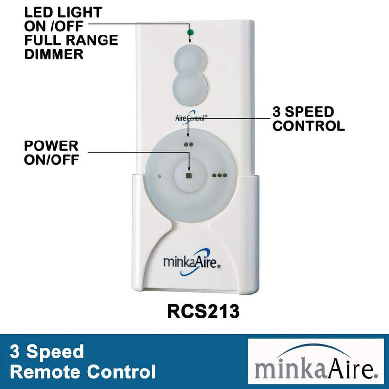 Minka Aire Veer F692L-BN/SL 56-Inch LED Ceiling Fan in Brushed Nickel with Remote
