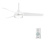 Minka Aire F692L-WHF Veer 56" Flat White LED Ceiling Fan
