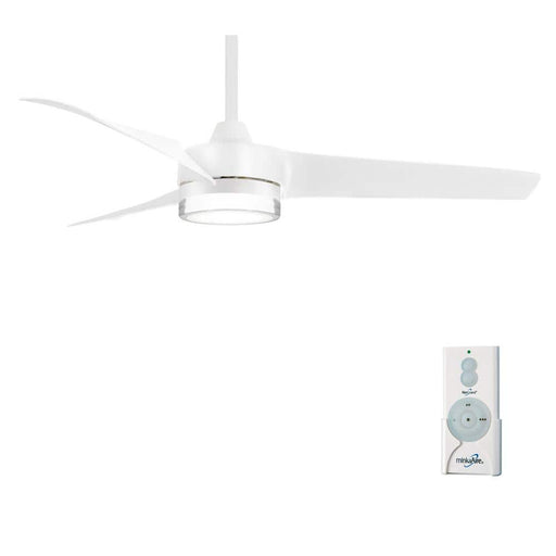 Minka Aire F692L-WHF Veer 56" Flat White LED Ceiling Fan