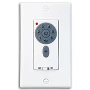 Modern Fan Company WC Wall Control provides six speeds, full range dimming and reverse function.