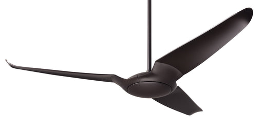 Modern Fan Company IC/Air3 DC 56 inch dark bronze modern downrod ceiling fan with ABS dark blades and remote control