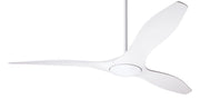 Modern Fan Company IC Brisa DC 56 inch matte white modern ceiling fan with remote control designed by Guto Indio da Costa