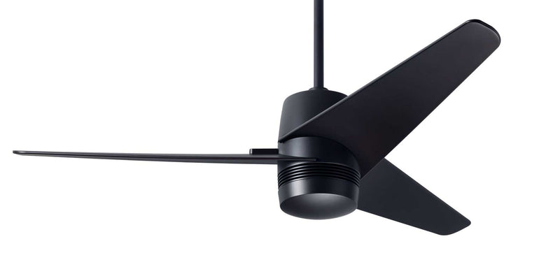 Modern Fan Company Velo DC 48 inch dark bronze ceiling fan with dark ABS blades and remote control
