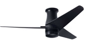 Modern Fan Company Velo DC 48 inch dark bronze flush mount ceiling fan with dark ABS blades and remote control