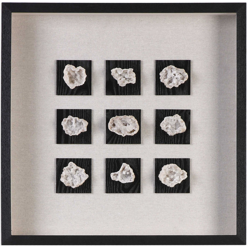 Uttermost 4080 Geode Linen Shadow Box Wall Art
