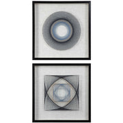 Uttermost 4111 String Duet Geometric Wall Art Set of 2