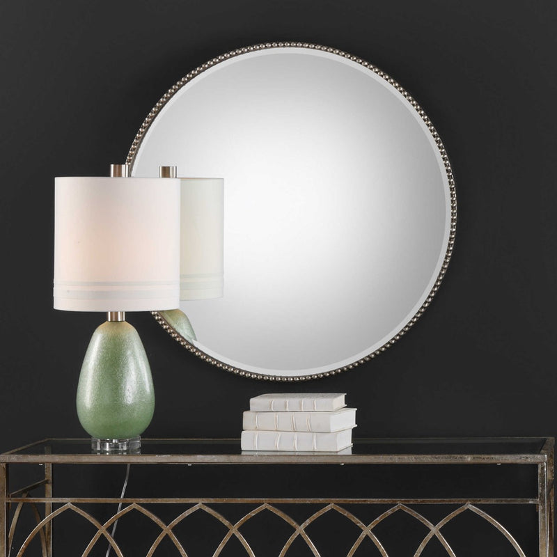 Uttermost 9252 Stefania Beaded Round Mirror