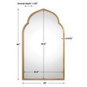 Uttermost Gold Arch Mirror