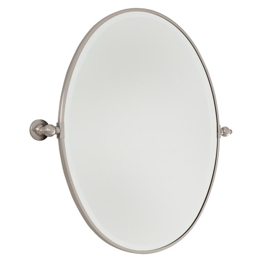 Minka Lavery 1431-84 Brushed Nickel Pivoting Oval Mirror