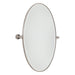 Minka Lavery 1432-84 Brushed Nickel Pivoting XL Oval Mirror
