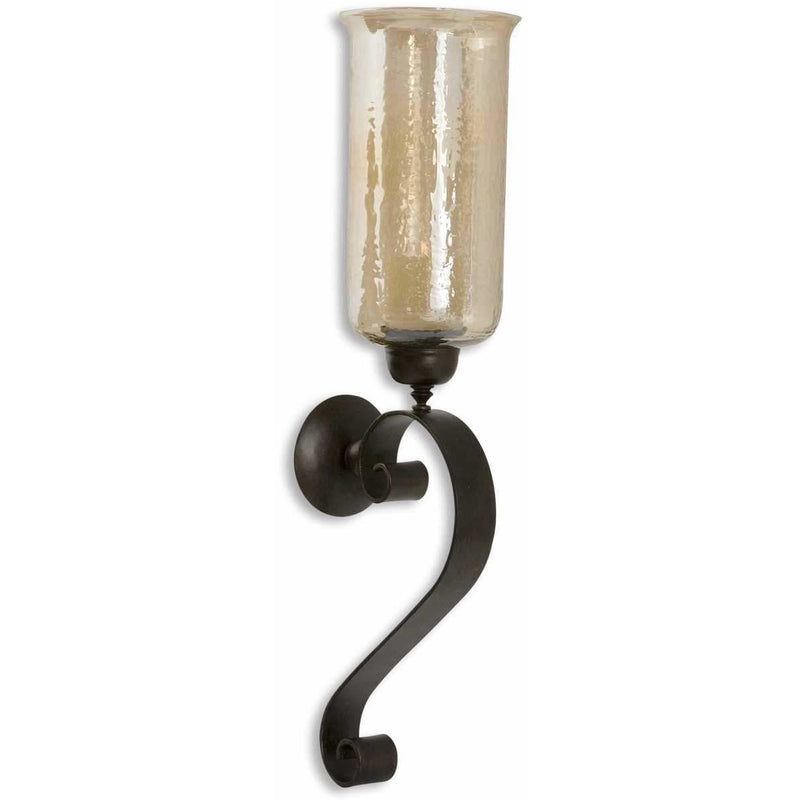 Uttermost 19150 Joselyn Bronze Wall Sconce Candleholder