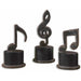 Uttermost 19280 Music Notes Metal Figurines 