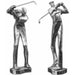 Uttermost 19675 Practice Shot Metallic Golf Figurines
