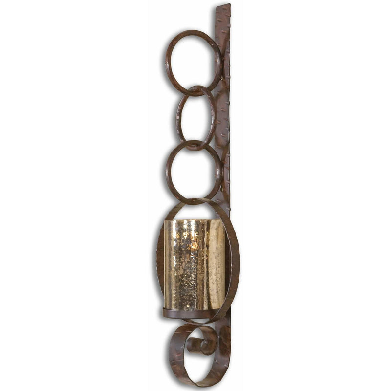 Uttermost 19850 Falconara Metal Wall Sconce Candleholder