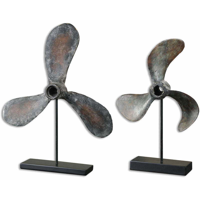 Uttermost 19947 Propellers Rust Sculptures 