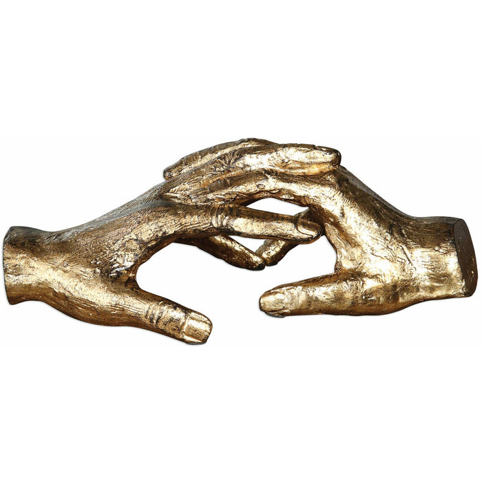 Uttermost 20121 Hold My Hand Gold Sculpture