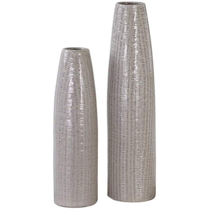 Uttermost 20156 Sara Textured Ceramic Vases 