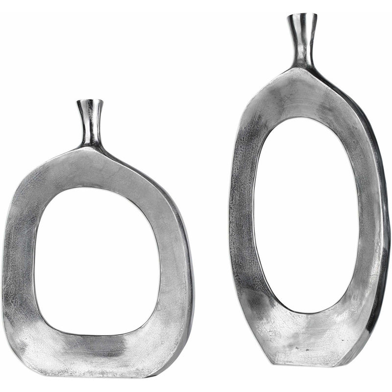 Uttermost 20187 Cierra Aluminum Vases 