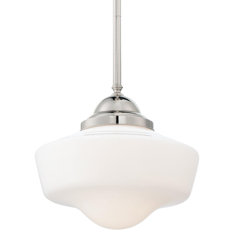 Minka Lavery 2256-613 1 Light Polished Nickel Pendant Light