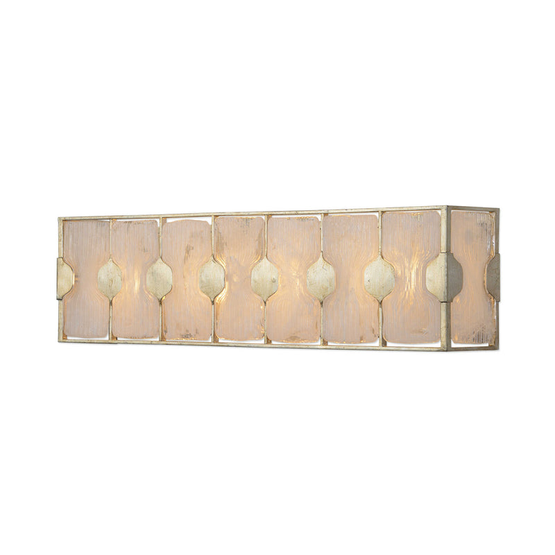 Uttermost 22867 Rene 4 Light Swirl Glass Bathroom Vanity Light - ALCOVE LIGHTING
