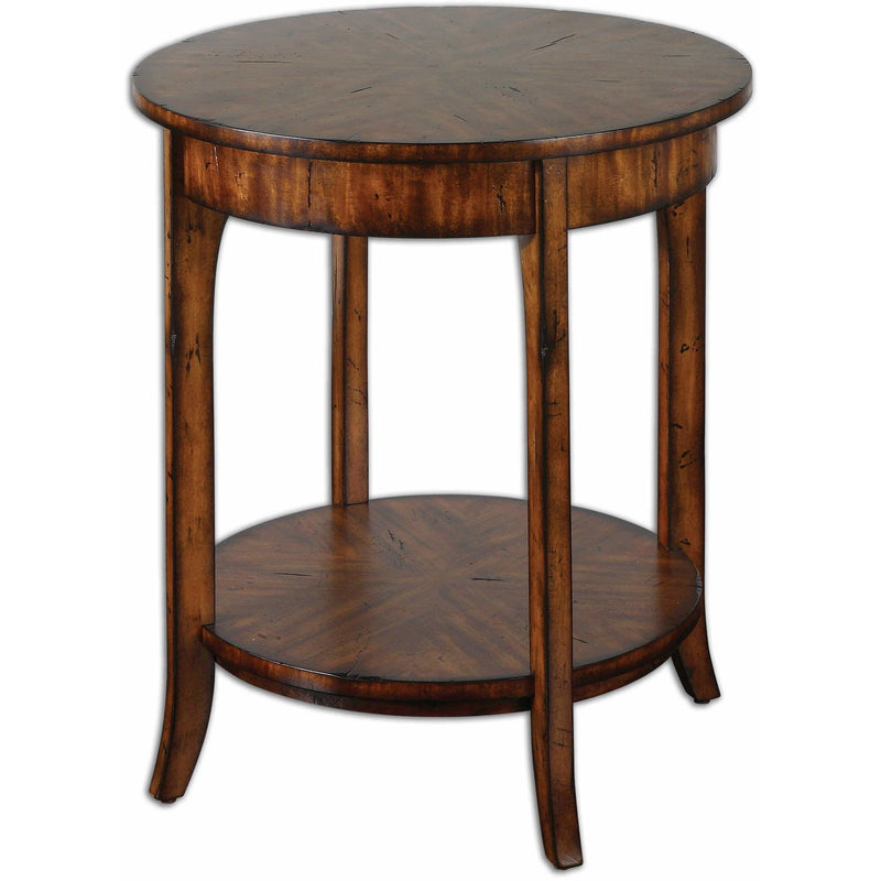 Uttermost 24228 Carmel Round Lamp Table