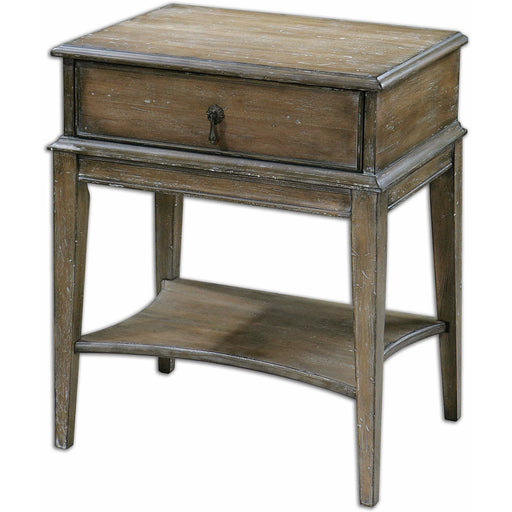 Uttermost 24312 Hanford Weathered Accent Table