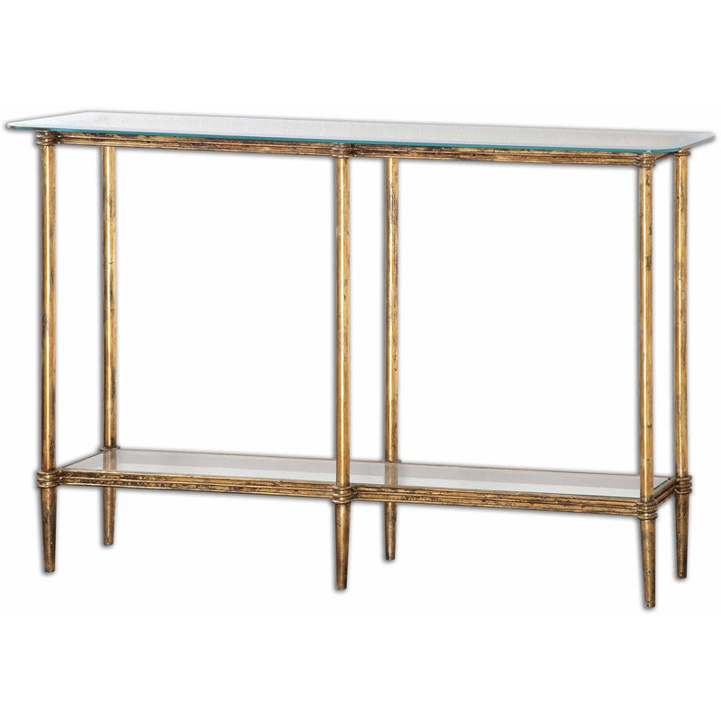 Uttermost 24421 Elenio Glass Console Table
