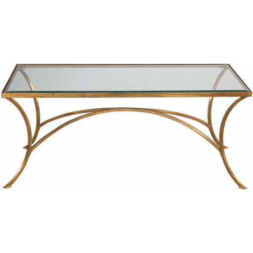 Uttermost 24639 Alayna Gold Coffee Table