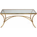 Uttermost 24639 Alayna Gold Coffee Table