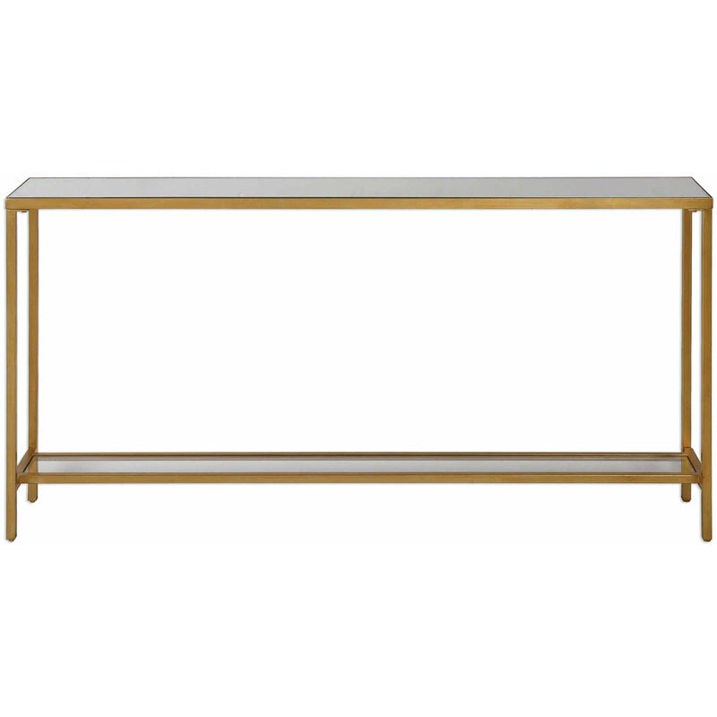 Uttermost 24685 Hayley Gold Console Table