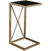 Uttermost 25014 Zafina Gold Side Table