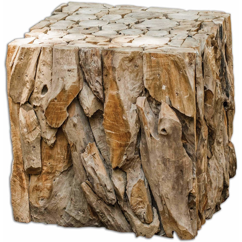 Uttermost 25592 Teak Root Bunching Cube