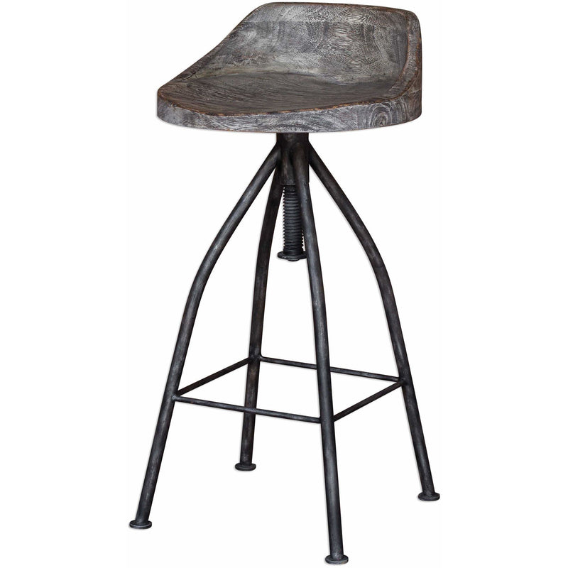 Uttermost 25726 Kairu Wooden Bar Stool