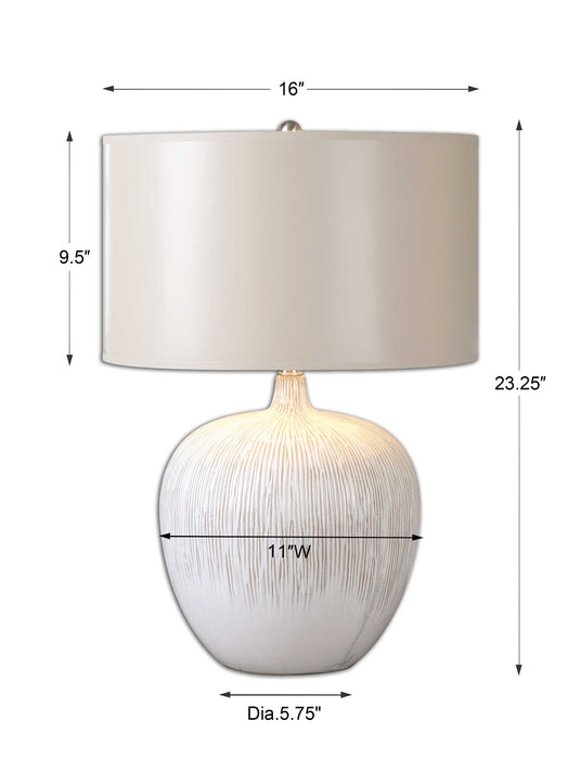 Uttermost 26194-1 Georgios Textured Ceramic Table Lamp - ALCOVE LIGHTING
