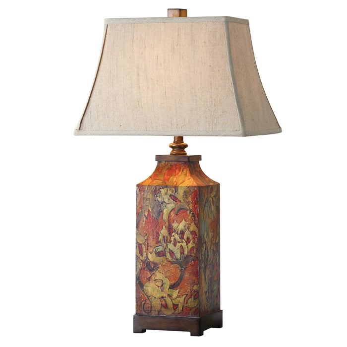 Uttermost 27678 Colorful Flowers Table Lamp - ALCOVE LIGHTING