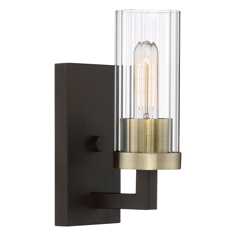 Minka Lavery 3041-560 Ainsley Court 1 Light Aged Kinston Bronze Bathroom Vanity Light