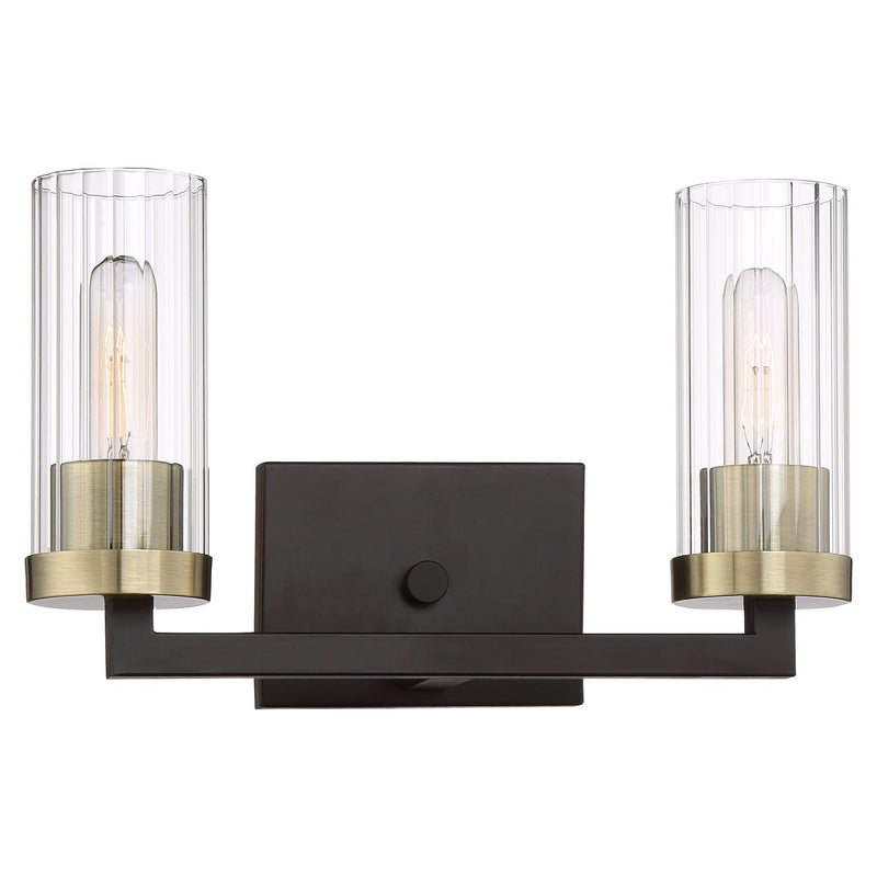 Minka Lavery 3042-560 Ainsley Court 2 Light Aged Kinston Bronze Bathroom Vanity Light