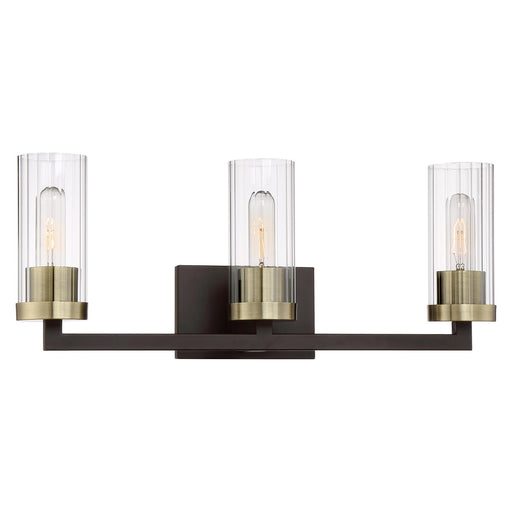 Minka Lavery 3043-560 Ainsley Court 3 Light Aged Kinston Bronze Bathroom Vanity Light