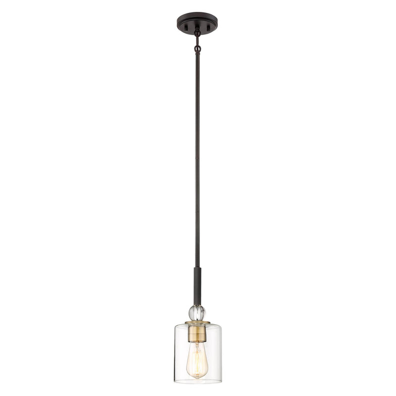 Minka Lavery 3070-416 Studio 5 1 Light Painted Bronze Mini Pendant