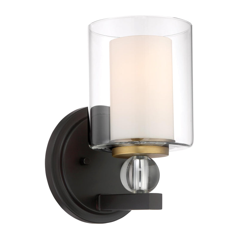 Minka Lavery 3071-416 Studio 5 1 Light Painted Bronze Bathroom Vanity Light