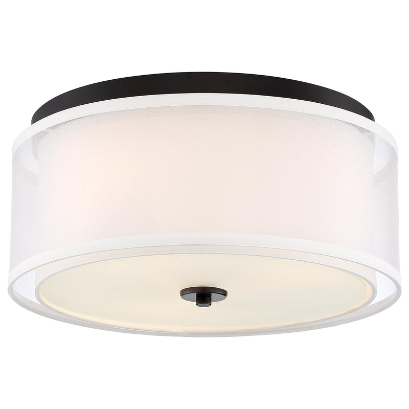 Minka Lavery 3078-416 Studio 5 3 Light Painted Bronze Flush Mount