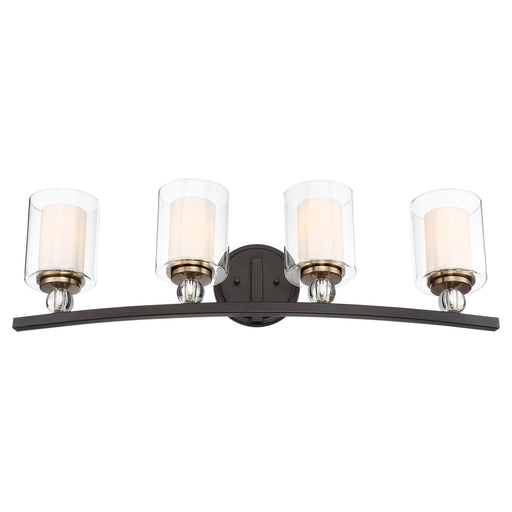 Minka Lavery 3080-416 Studio 5 4 Light Painted Bronze Bathroom Vanity Light