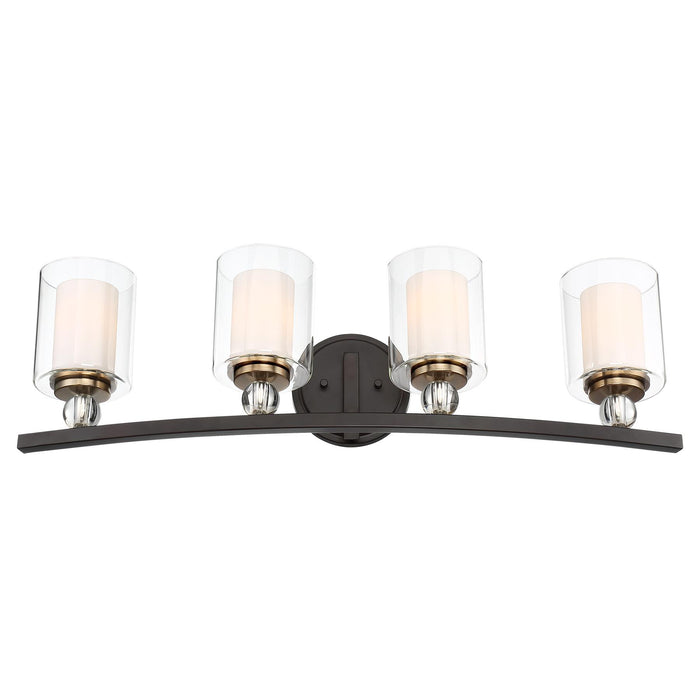 Minka Lavery 3080-416 Studio 5 4 Light Painted Bronze Bathroom Vanity Light