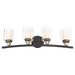 Minka Lavery 3080-416 Studio 5 4 Light Painted Bronze Bathroom Vanity Light