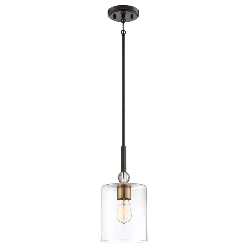 Minka Lavery 3089-416 Studio 5 1 Light Painted Bronze Mini Pendant