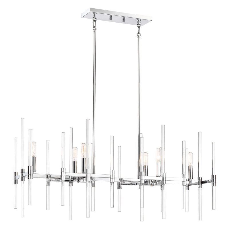 Minka Lavery 3096-77 Pillar 6 Light Chrome Island Light