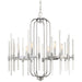 Minka Lavery 3097-77 Pillar 6 Light Chrome Chandelier