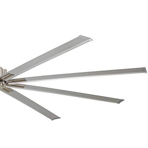 Minka Aire Xtreme 96 in. Indoor Brushed Nickel Ceiling Fan with RemoteControl - ALCOVE LIGHTING